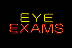 Eye Exam Sign